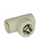 На фото Hi-Therm PP-R tee with female metal thread